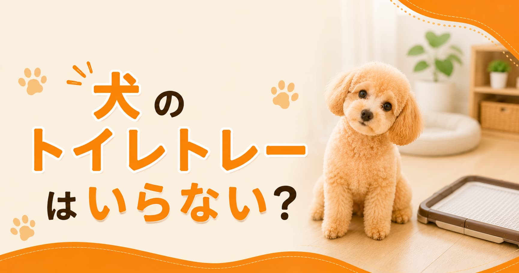 犬のトイレトレーはいらない？